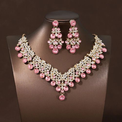 Itacazzo Exquisite Necklace & Earring Set for Weddings & Parties