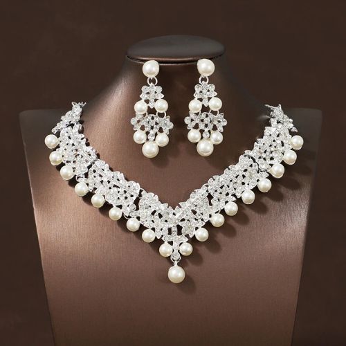 Itacazzo Exquisite Necklace & Earring Set for Weddings & Parties - XL-0003-G