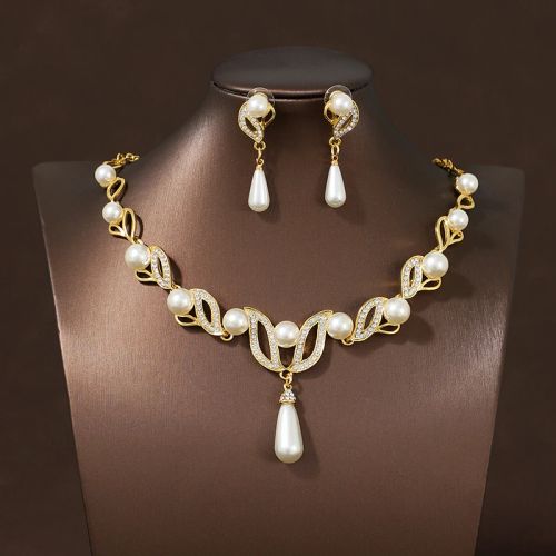 Itacazzo Exquisite Necklace & Earring Set for Weddings & Parties - XL-0039-A