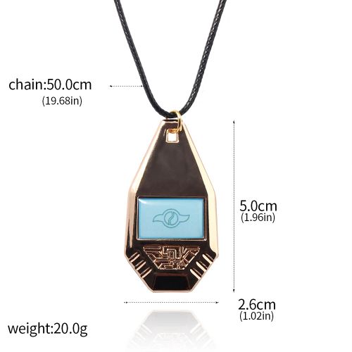 Rongji Jewellery Digimon Adventure Pendant Necklace - Trendy Gift