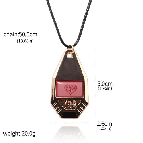 Rongji Jewellery Digimon Adventure Pendant Necklace - Trendy Gift - SILVER PLATED