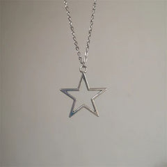 Imixlot Stylish Star Pendant Necklace - Trendy Fashion Jewellery