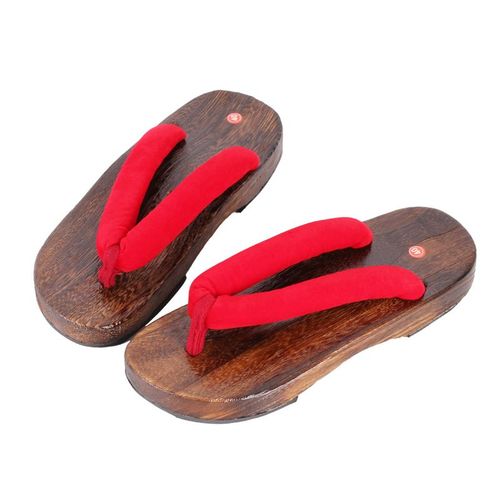 WHOHOLL Japanese Geta Flip Flops - Unique Cosplay Shoes & Slippers - 5 / 42