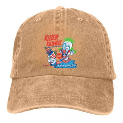 Killer Klowns Peaked Cap - Fun Print & Sun Protection Baseball Hat