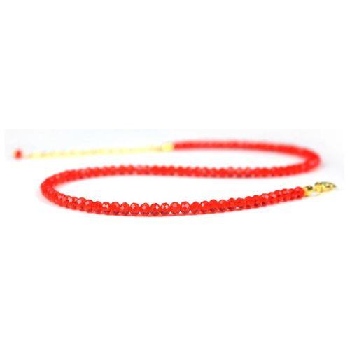 SUMENG Trendy Choker Necklace - Geometric Design - Stylish Accessory - Red