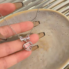 Trendy Geometric Pendant Necklace - Mood Tracker - Metal Accessory
