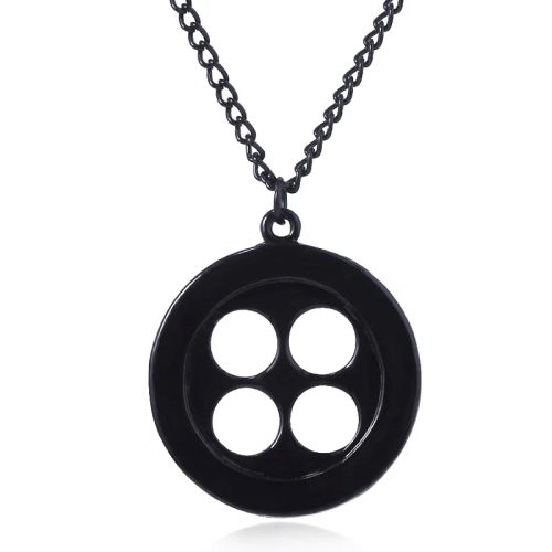 SONGCHANGJEWELRY Coraline Necklace with Green Stone - Trendy Gift