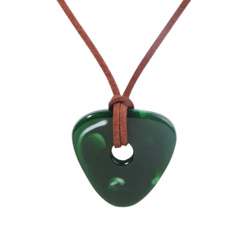 SONGCHANGJEWELRY Coraline Necklace with Green Stone - Trendy Gift - N00886