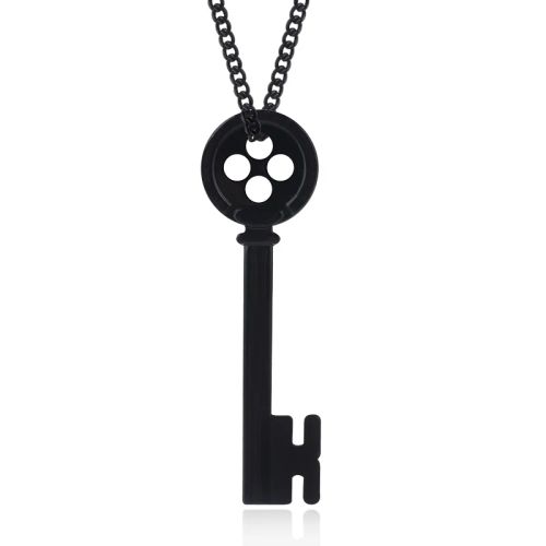 SONGCHANGJEWELRY Coraline Necklace with Green Stone - Trendy Gift - N00008