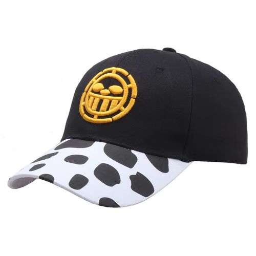 Anime Trafalgar Law Baseball Hat - Cotton Cosplay Accessory & Gift - black