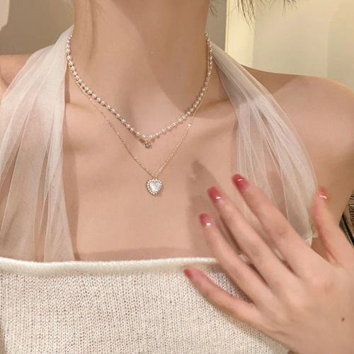 Elegant Imitation Pearl Choker Necklace - Trendy Fashion Jewellery - 9