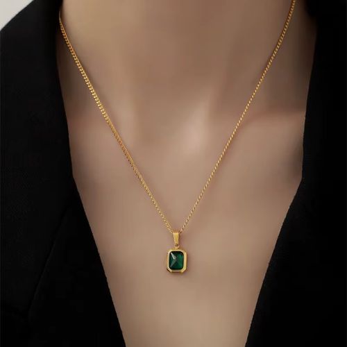 Ramos Stainless Steel Pendant Necklace - Trendy & All Compatible - A1-3-0117