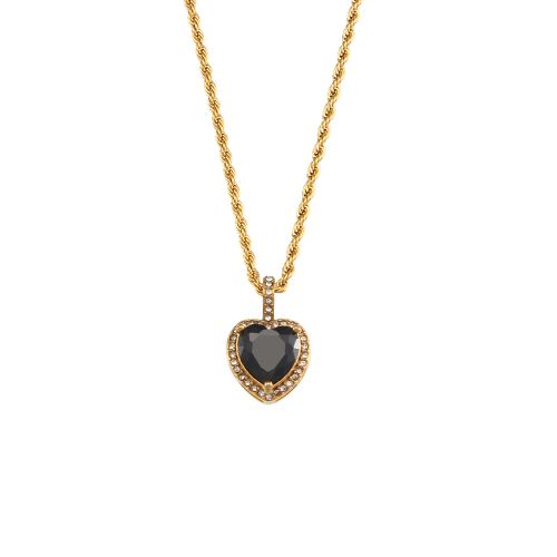 E.B.belle Heart Pendant Necklace - Trendy & Hypoallergenic Fashion Jewellery