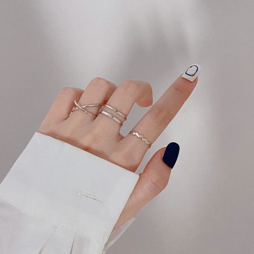 IFMIA Fashion Cross Rings Set - High Quality Geometric Cocktail Rings