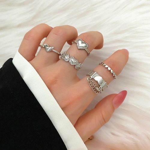 IFMIA Fashion Cross Rings Set - High Quality Geometric Cocktail Rings