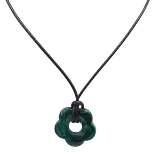 JAVRICK Stylish Acrylic Flower Pendant Necklace - Unique Accessory - 2