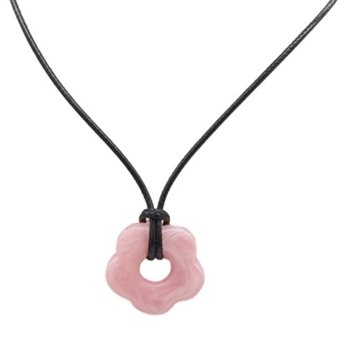 JAVRICK Stylish Acrylic Flower Pendant Necklace - Unique Accessory