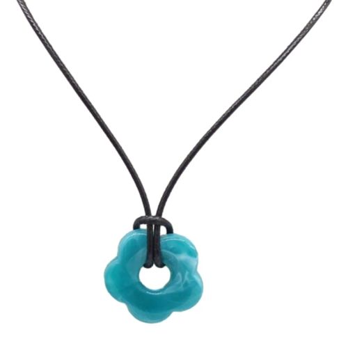 JAVRICK Stylish Acrylic Flower Pendant Necklace - Unique Accessory - 6