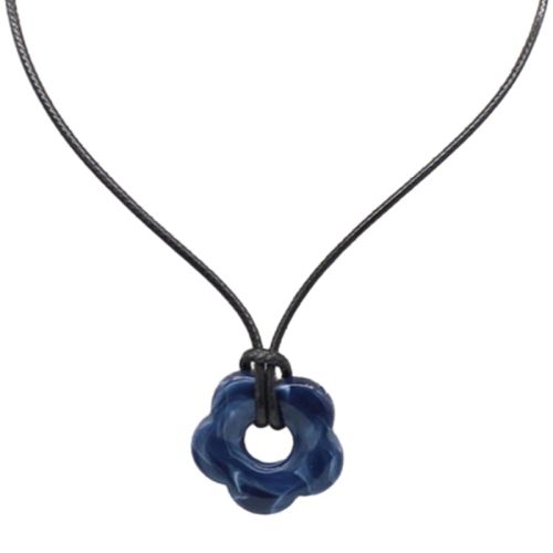 JAVRICK Stylish Acrylic Flower Pendant Necklace - Unique Accessory
