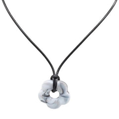 JAVRICK Stylish Acrylic Flower Pendant Necklace - Unique Accessory