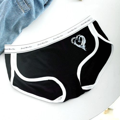 Couples Underwear Modal Briefs for Comfort and Style - Women-Black / XXL