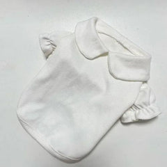 Puppy Bow Dress Set - Stylish Corduroy Pet Clothes for Small Dogs