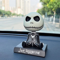 Disney Jack Skellington Bobble Head Doll - Collectible PVC Action Figure - 12cm Jack Skelington / With Box