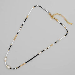 Go2Boho Handmade Geometric Glass Necklace for Stylish Occasions - ZZ-N23062002A