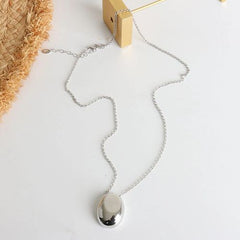Trendy Geometric Pendant Necklace - Fashionable Zinc Alloy Accessory