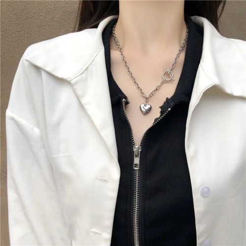 Lanjuzi Minimalist Round Pendant Necklace - Stylish Statement Jewellery - x491