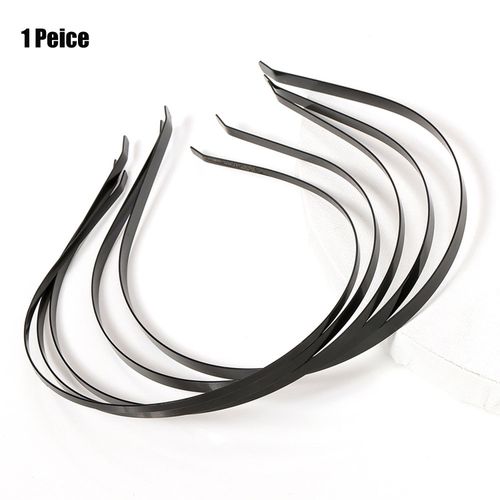 DIY Metal Headband - Multifunctional Alloy Hair Accessories - black / 7MM