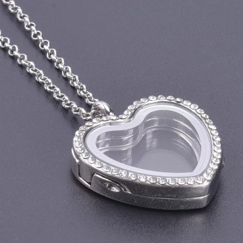 Trendy Heart-Shaped Pendant Necklace - Personalised Fashion Jewellery - L13-S