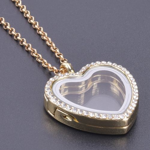 Trendy Heart-Shaped Pendant Necklace - Personalised Fashion Jewellery - L13-G