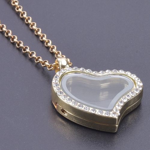 Trendy Heart-Shaped Pendant Necklace - Personalised Fashion Jewellery - L14-G