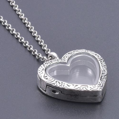 Trendy Heart-Shaped Pendant Necklace - Personalised Fashion Jewellery - L19-S