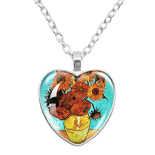 MSCHENGDORIS Heart Pendant Necklace - Trendy Fashion Accessory
