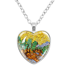 MSCHENGDORIS Heart Pendant Necklace - Trendy Fashion Accessory
