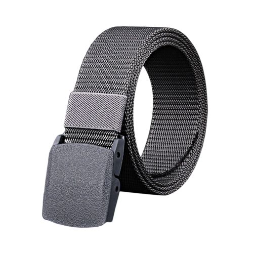 GAOKE Adjustable Nylon Belts - Versatile Fashion Accessory for Outdoor Use - A Dark grey