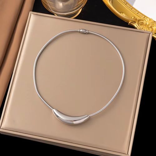 Mewanry Geometric Stainless Steel Necklace - Trendy Party Jewellery - Necklace