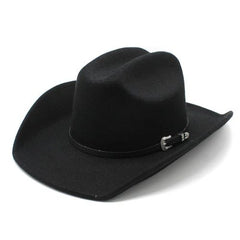 JIANGXIHUITIAN Stylish Wide Brim Fedora Hat for All Seasons