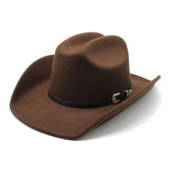 JIANGXIHUITIAN Stylish Wide Brim Fedora Hat for All Seasons