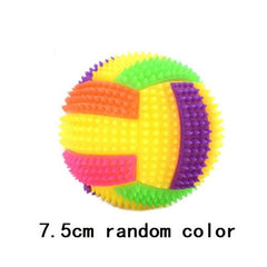 Multicolour LED Light Sound Ball - Fun Interactive Dog Toy