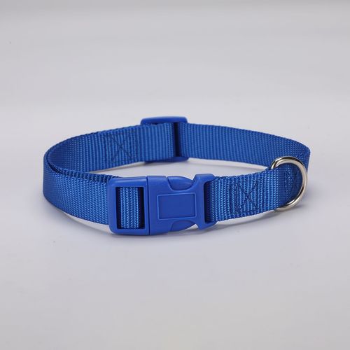 Hoopreety Adjustable Nylon Dog Collar for Safety and Training - Durable Pet Supply - blue / XS