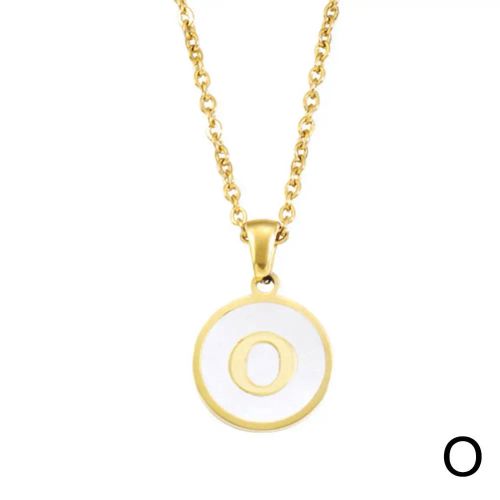 Personalised 26 Letters Pendant Necklace - Elegant Fashion Accessory - O