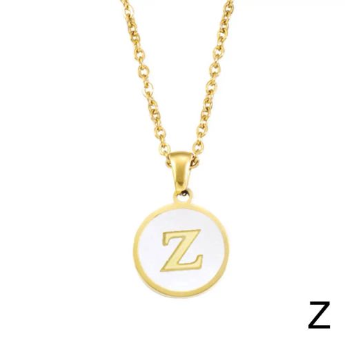 Personalised 26 Letters Pendant Necklace - Elegant Fashion Accessory - Z