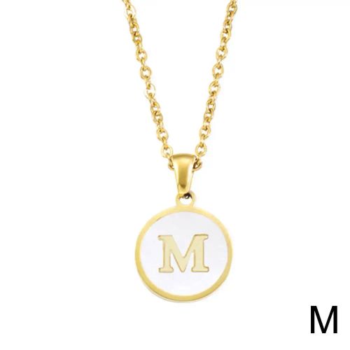 Personalised 26 Letter Pendant Necklace - Elegant Fashion Accessory - M