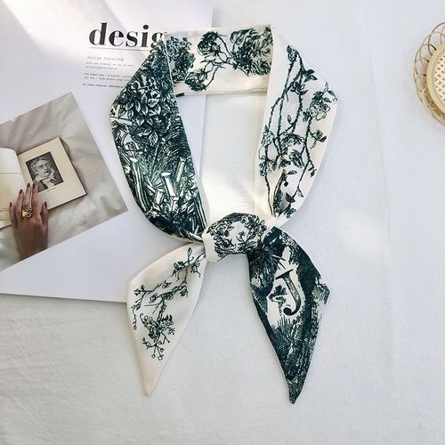YJSFG HOUSE Fashion Print Scarf - Versatile 26 Letter Long Scarf - J