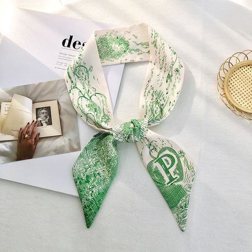 YJSFG HOUSE Fashion Print Scarf - Versatile 26 Letter Long Scarf - P
