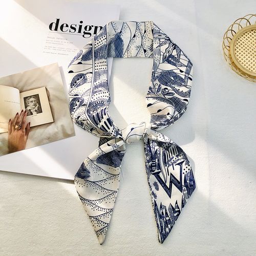 YJSFG HOUSE Fashion Print Scarf - Versatile 26 Letter Long Scarf - W