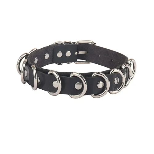 Nonoyesya Punk Studded Necklace - Vintage Style Fashion Choker